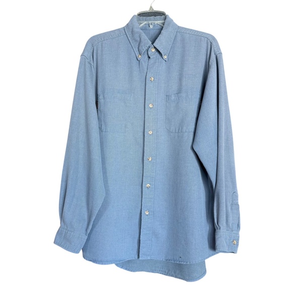 DRIFIRE® Tecgen Select® Flame Resistant Work Shirt In Light Blue Men's Size L - Picture 1 of 13